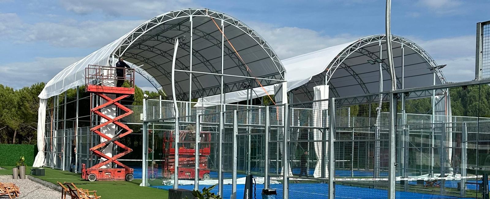 Padel Kort Kapatma -  Pine Padel Kulübü